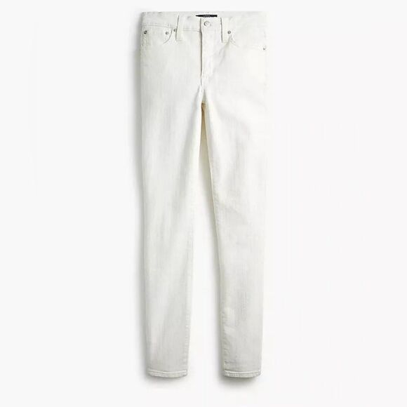 J. Crew High Rise Skinny Jean in White Size 27 - Picture 3 of 11